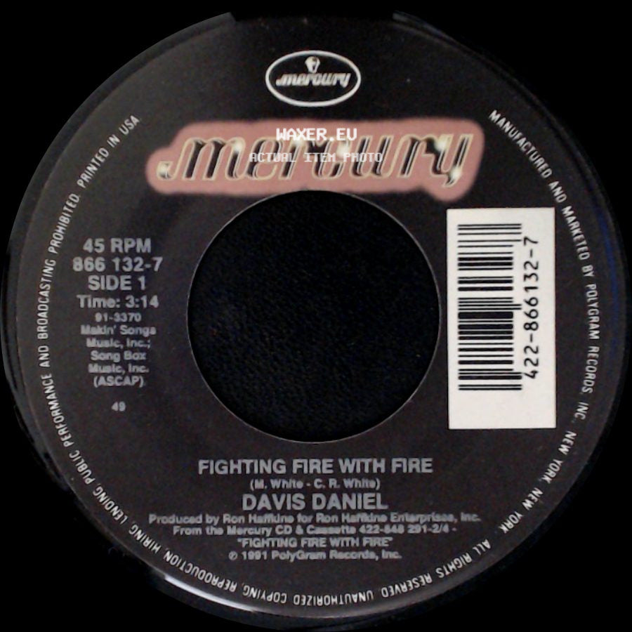 Davis Daniel - Fighting Fire With Fire / Across The Room To You side A