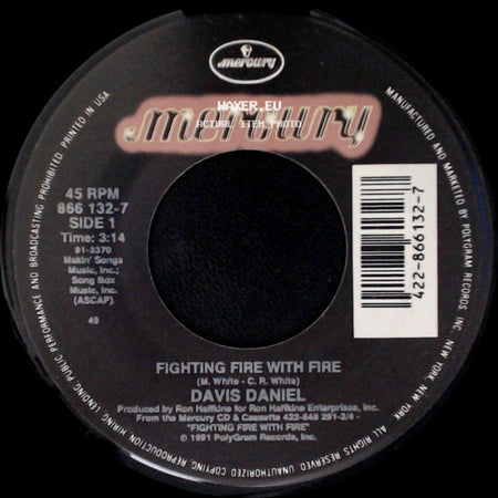 Davis Daniel - Fighting Fire With Fire / Across The Room To You side A