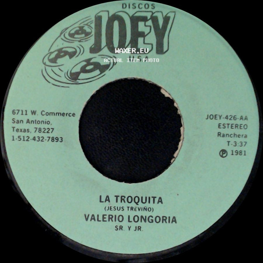 Valerio Longoria Sr. Y Jr. - Dame Dame / La Troquita side B