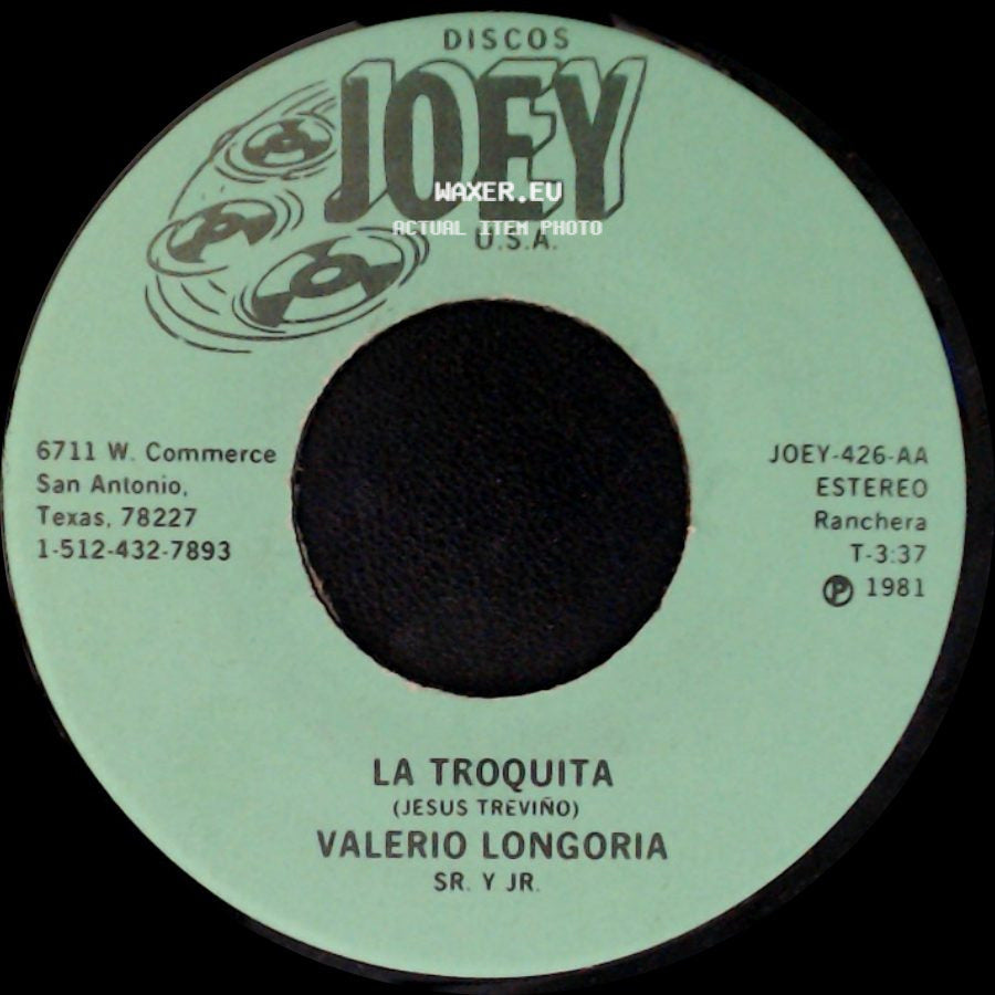 Valerio Longoria Sr. Y Jr. / Valerio Longoria - Dame Dame / La Troquita side B