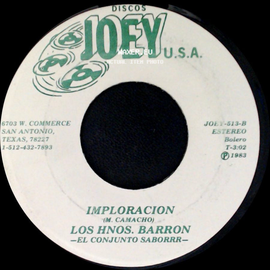 Los Hnos. Barron - Doña Susana / Imploracion side B