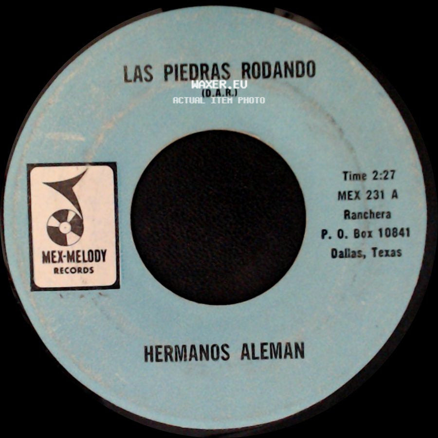 Hermanos Aleman - Las Piedras Rodando / Dos Hojas Sin Rumbo side A