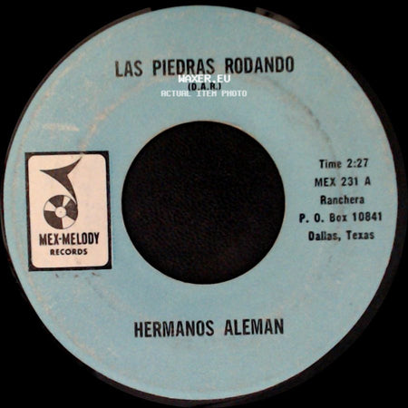 Hermanos Aleman - Las Piedras Rodando / Dos Hojas Sin Rumbo side A