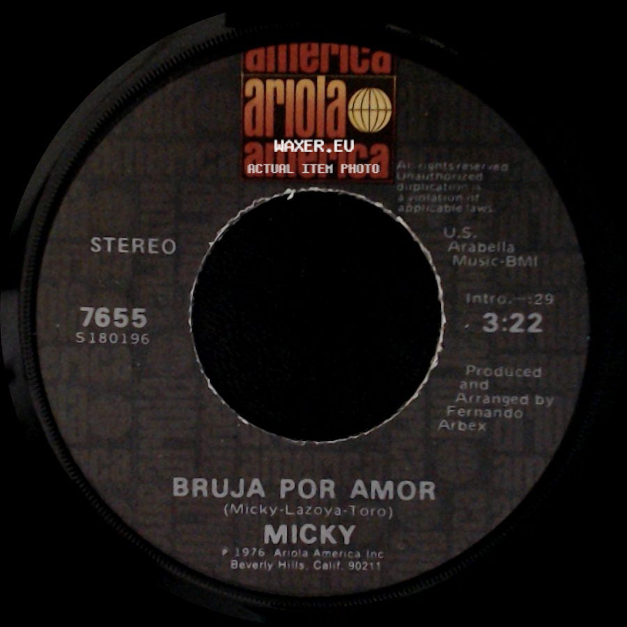 Micky - Bye, Bye Fraulein / Bruja Por Amor side B