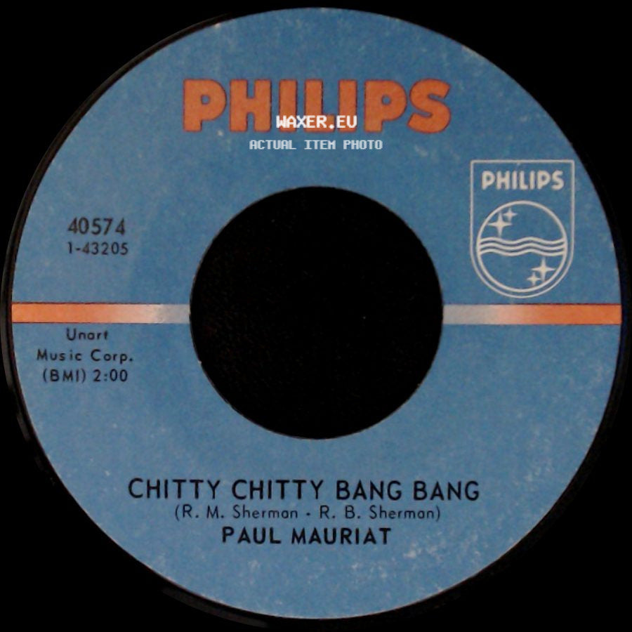 Paul Mauriat - Comme Un Garcon (What A Guy) / Chitty Chitty Bang Bang side B