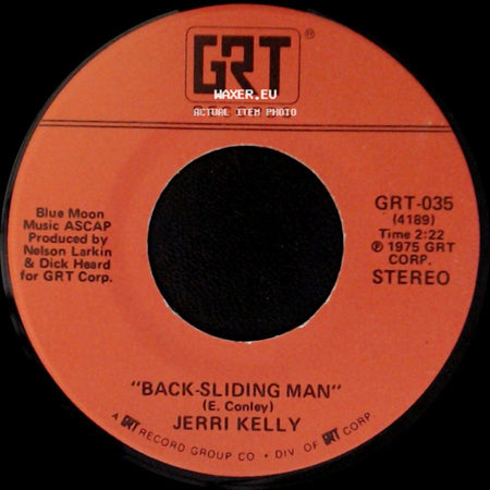 Jerri Kelly - Back-Sliding Man / All I'm Really Losing Is My Mind side A