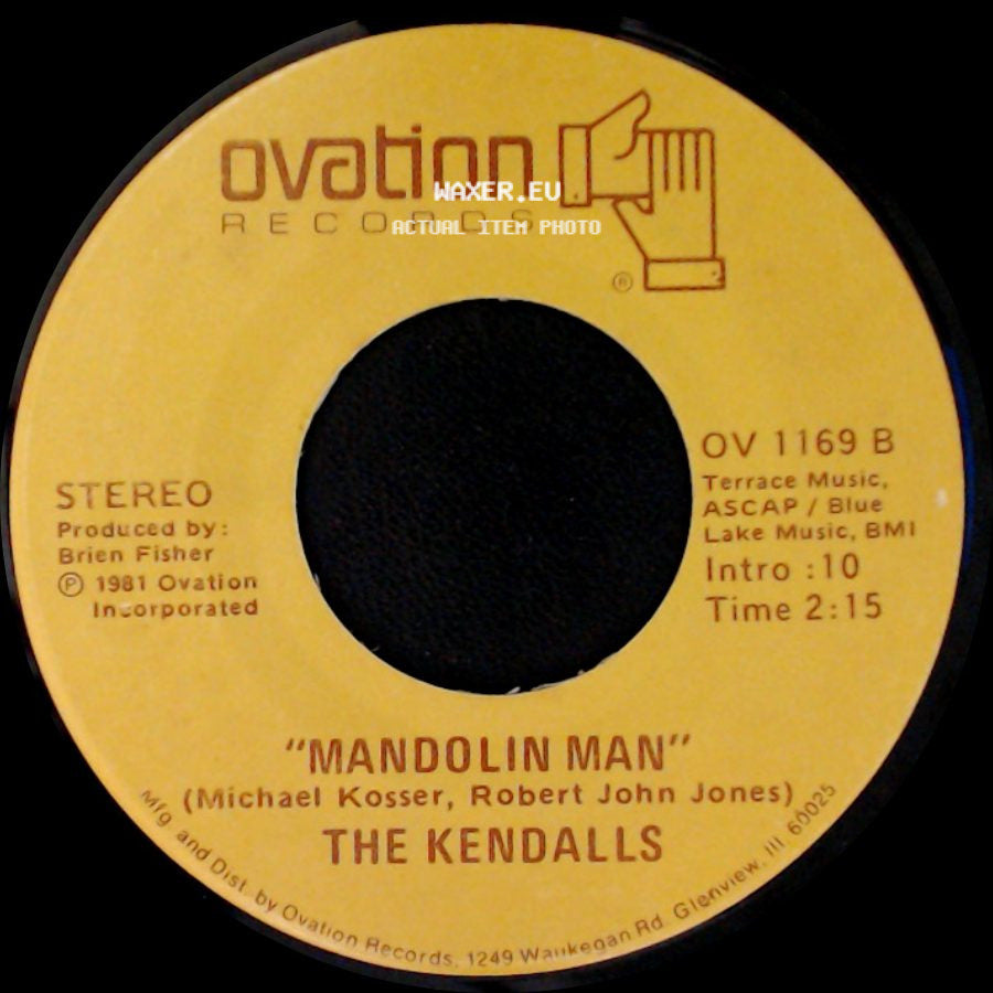 The Kendalls - Heart Of The Matter / Mandolin Man side B