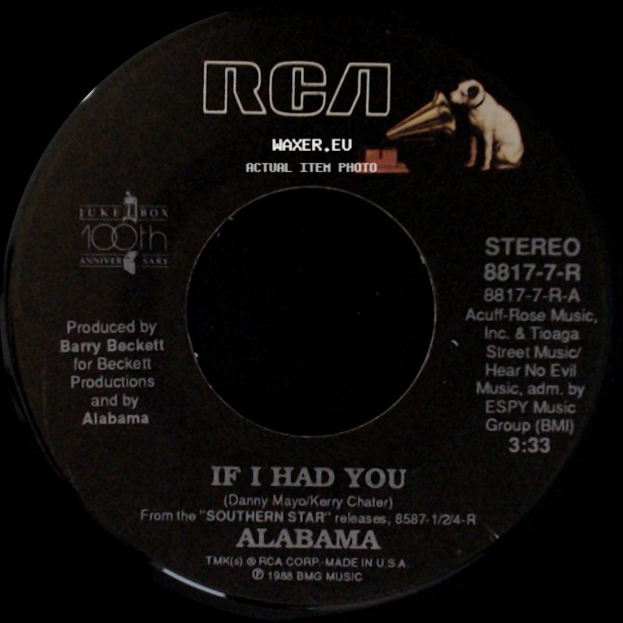 Alabama - If I Had You / I Showed Her side A