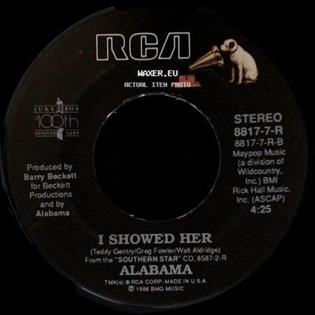 Alabama - If I Had You / I Showed Her side B
