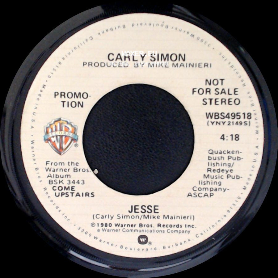 Carly Simon - Jesse / Jesse side A