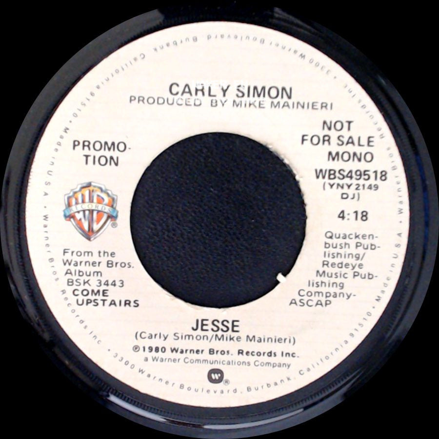 Carly Simon - Jesse / Jesse side B