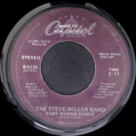 The Steve Miller Band - Abracadabra / Baby Wanna Dance side B