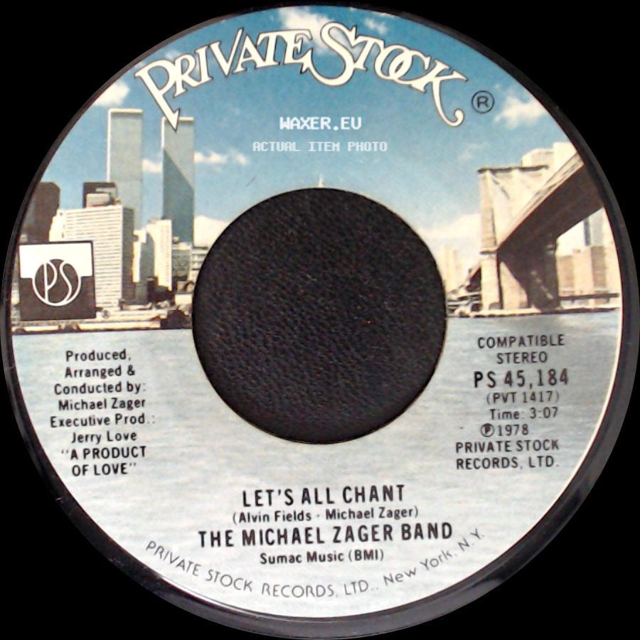 The Michael Zager Band - Love Express / Let's All Chant side B