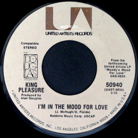 King Pleasure - I'm In The Mood For Love / That Old Black Magic side A