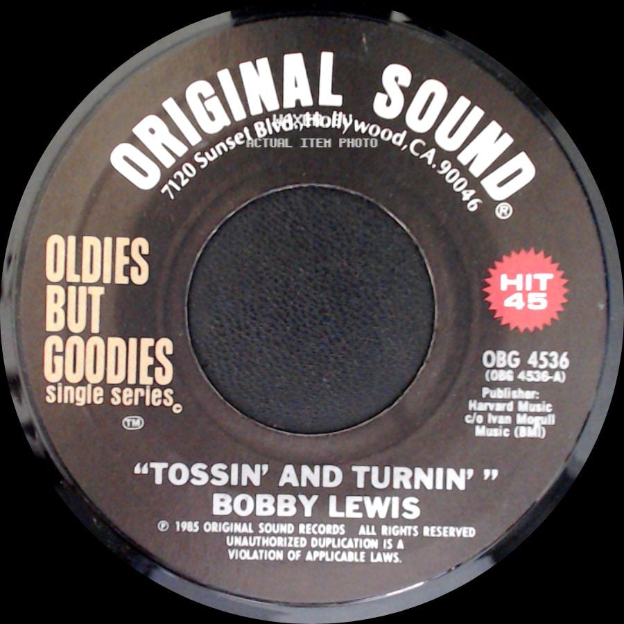 Bobby Lewis - Tossin' And Turnin' / One Track Mind side A