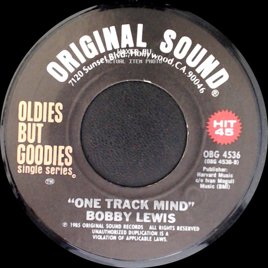 Bobby Lewis - Tossin' And Turnin' / One Track Mind side B