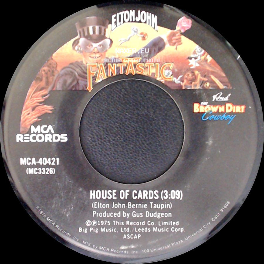 Elton John - Someone Saved My Life Tonight / House Of Cards side B