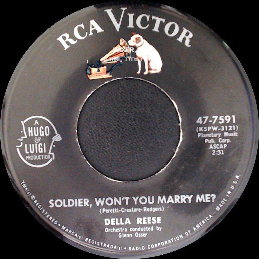 Della Reese - Don't You Know / Soldier, Won't You Marry Me? side B