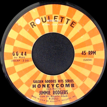 Jimmie Rodgers - Honeycomb / Kisses Sweeter Than Wine side A