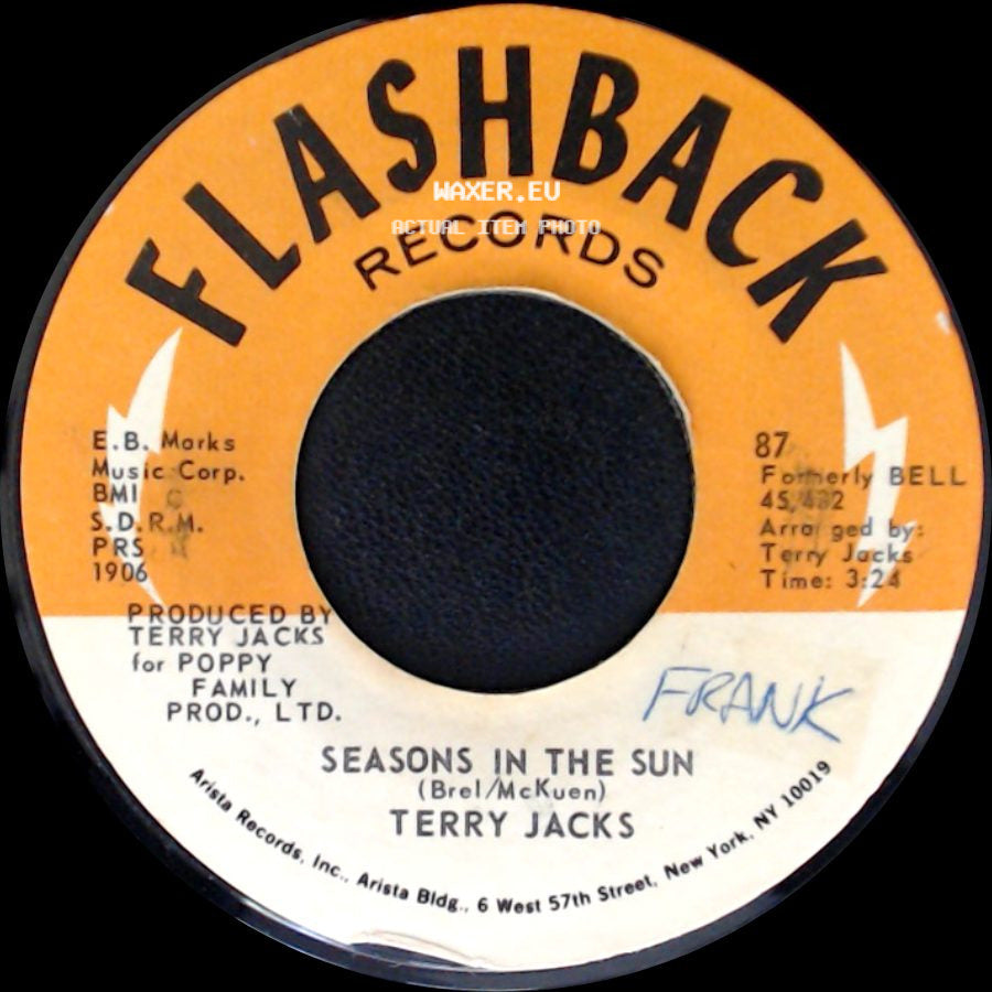 Terry Jacks - Seasons In The Sun / If You Go Away side A