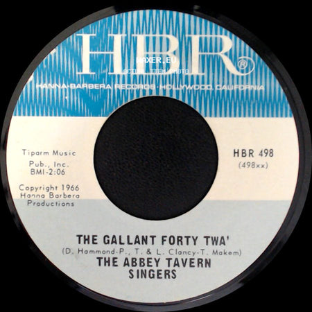 The Abbey Tavern Singers - Off To Dublin In The Green / The Gallant Forty Twa' side B