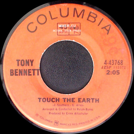 Tony Bennett - A Time For Love / Touch The Earth side B