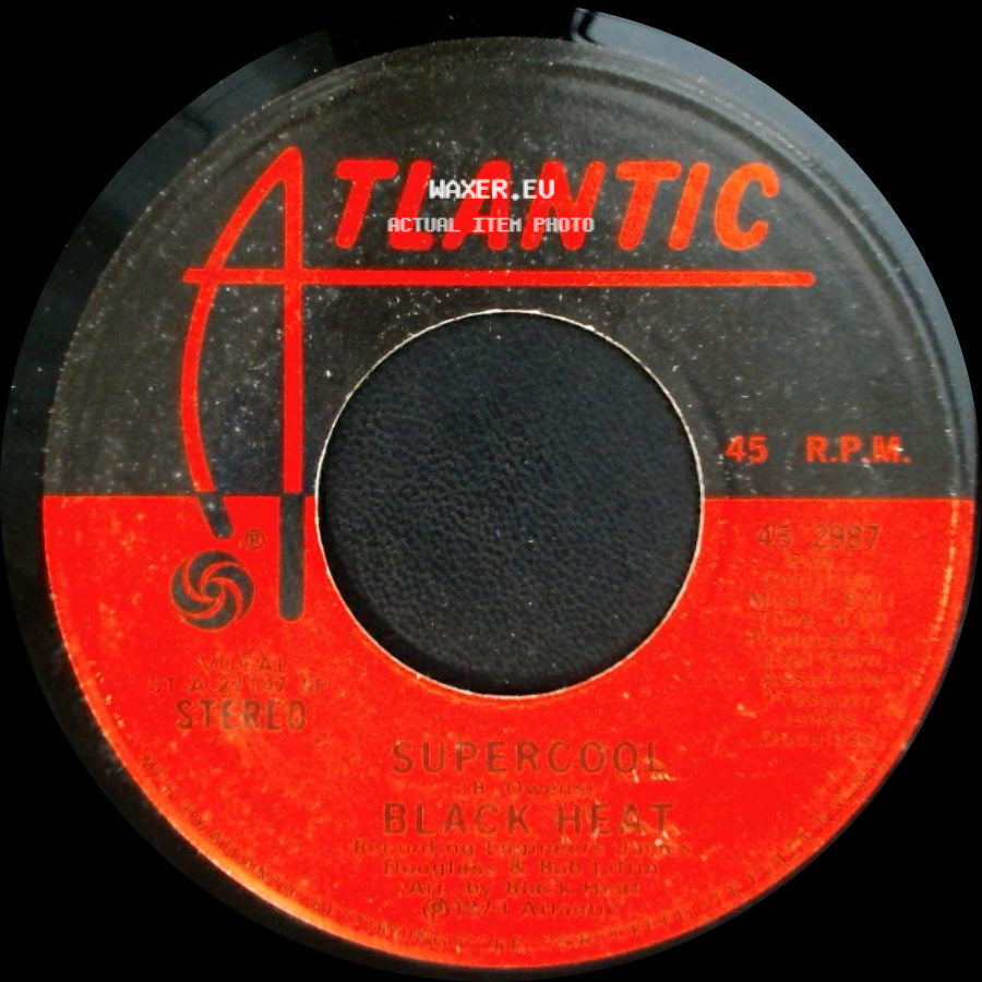 Black Heat - No Time To Burn / Supercool side B