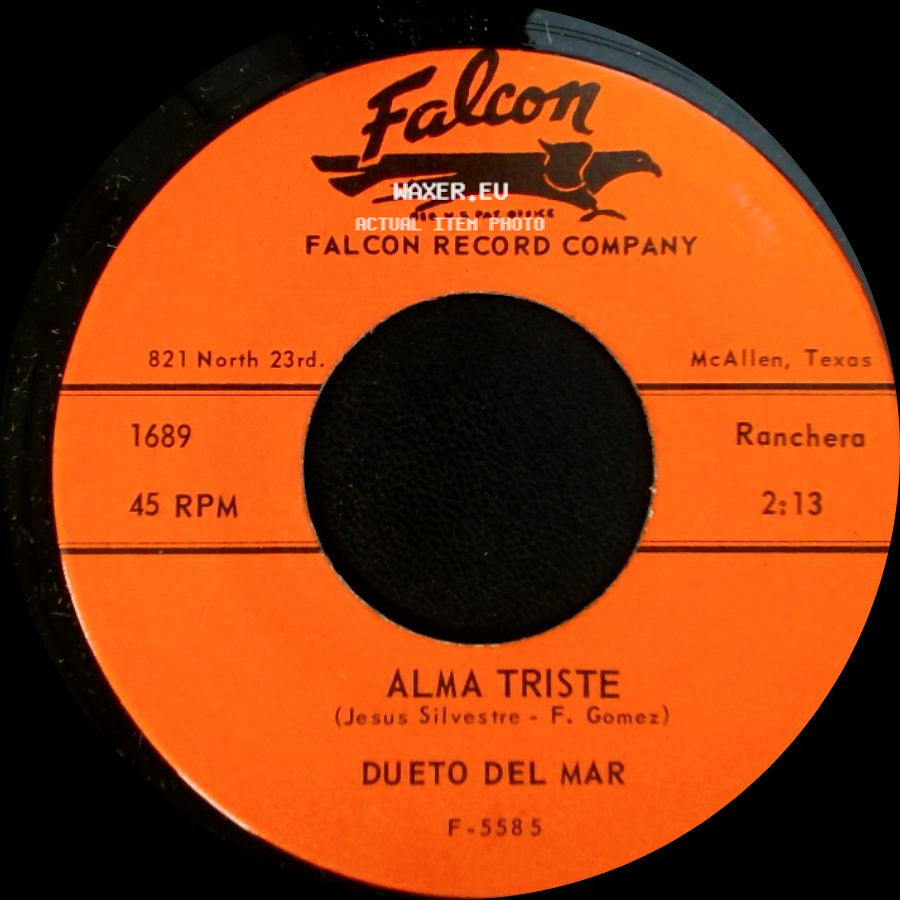 Dueto Del Mar - Alma Triste / De Brazos En Brazos side A