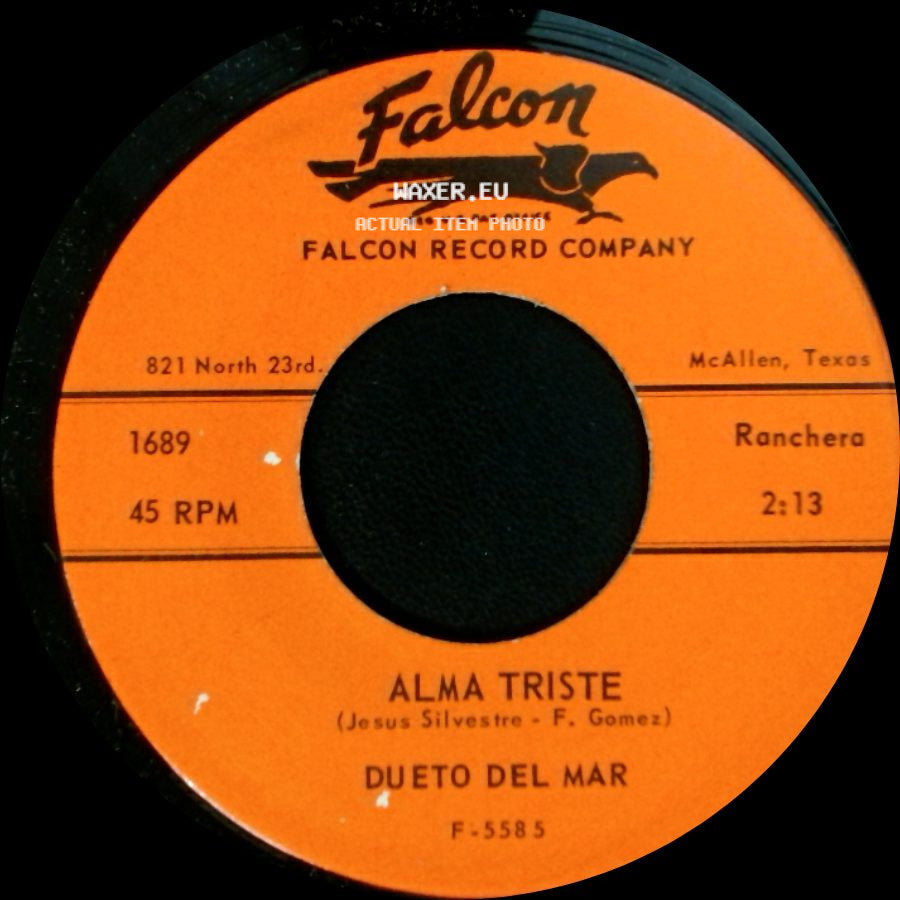 Dueto Del Mar - Alma Triste / De Brazos En Brazos side A