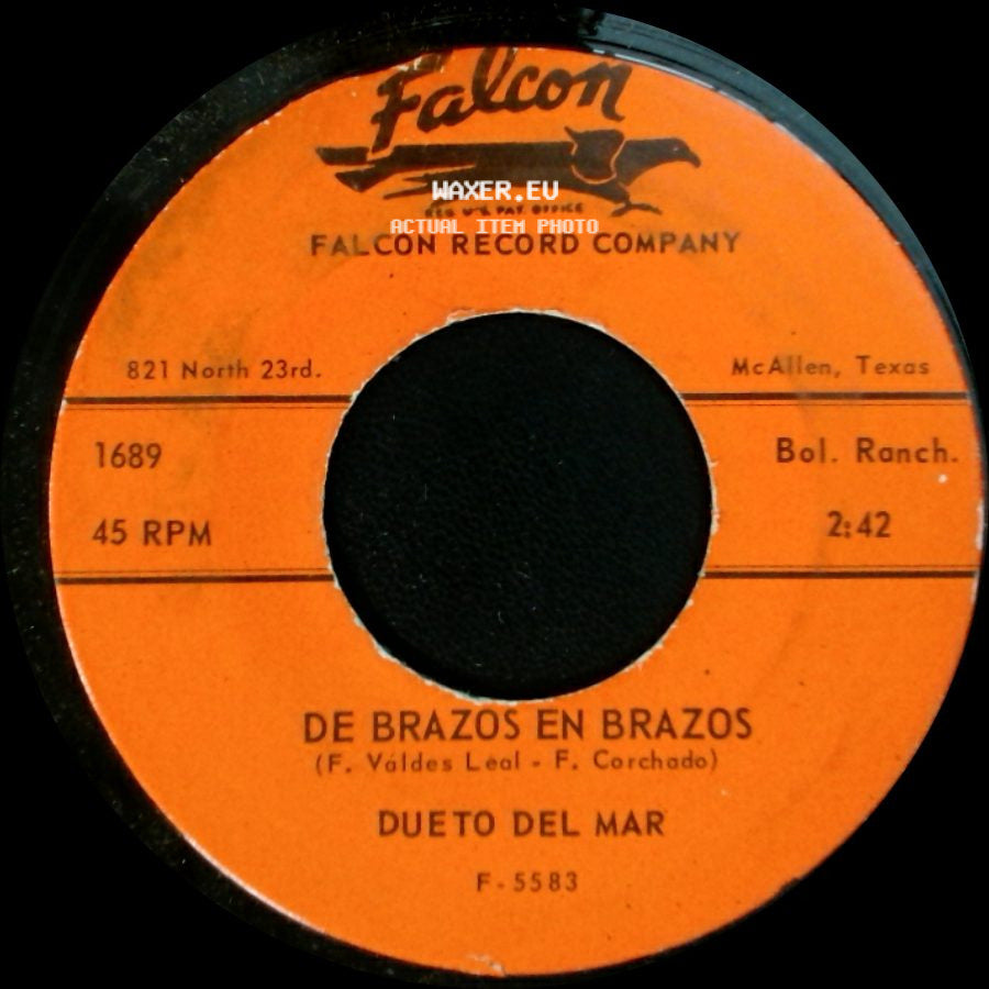 Dueto Del Mar - Alma Triste / De Brazos En Brazos side B