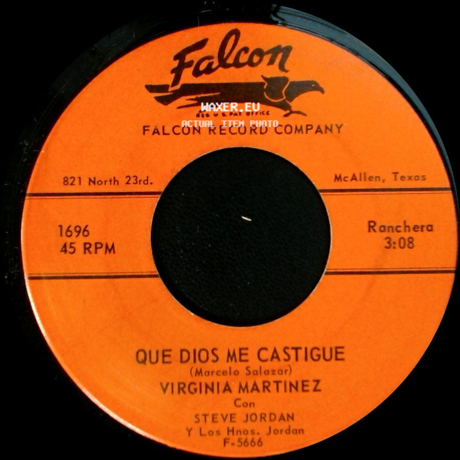 Virginia Martinez - Que Dios Me Castigue / No Me Amenaces side A