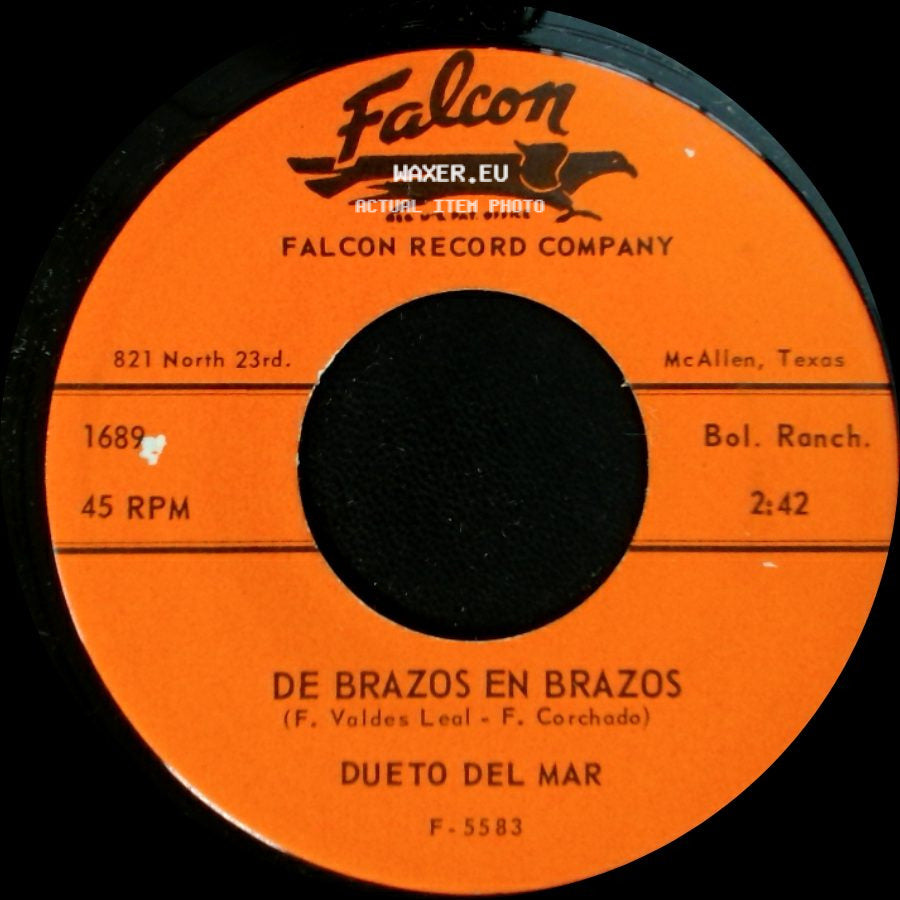 Dueto Del Mar - De Brazos En Brazos / Alma Triste side A