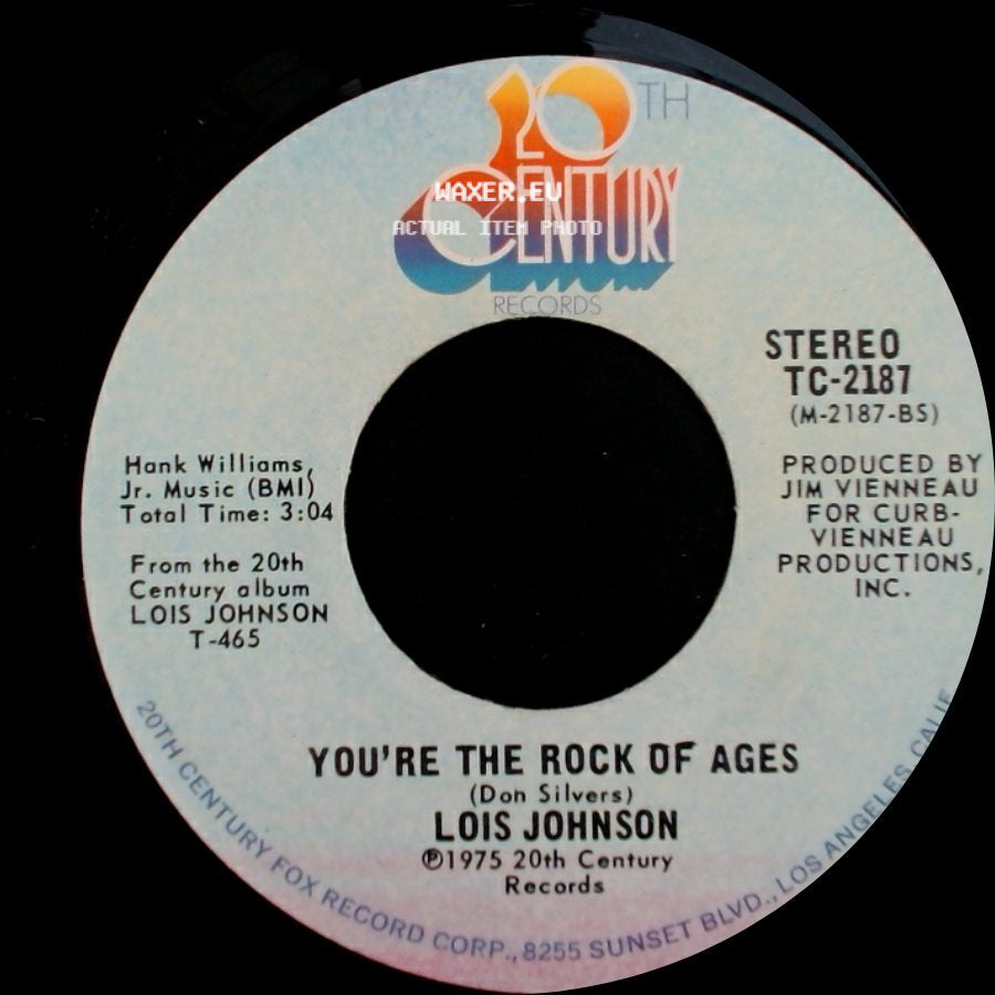 Lois Johnson - You're The Rock Of Ages / You Know Just What I'd Do side A