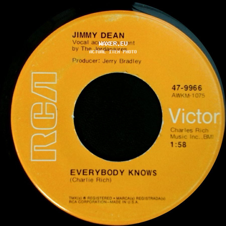 Jimmy Dean - Ain't Life Sweet / Everybody Knows side B
