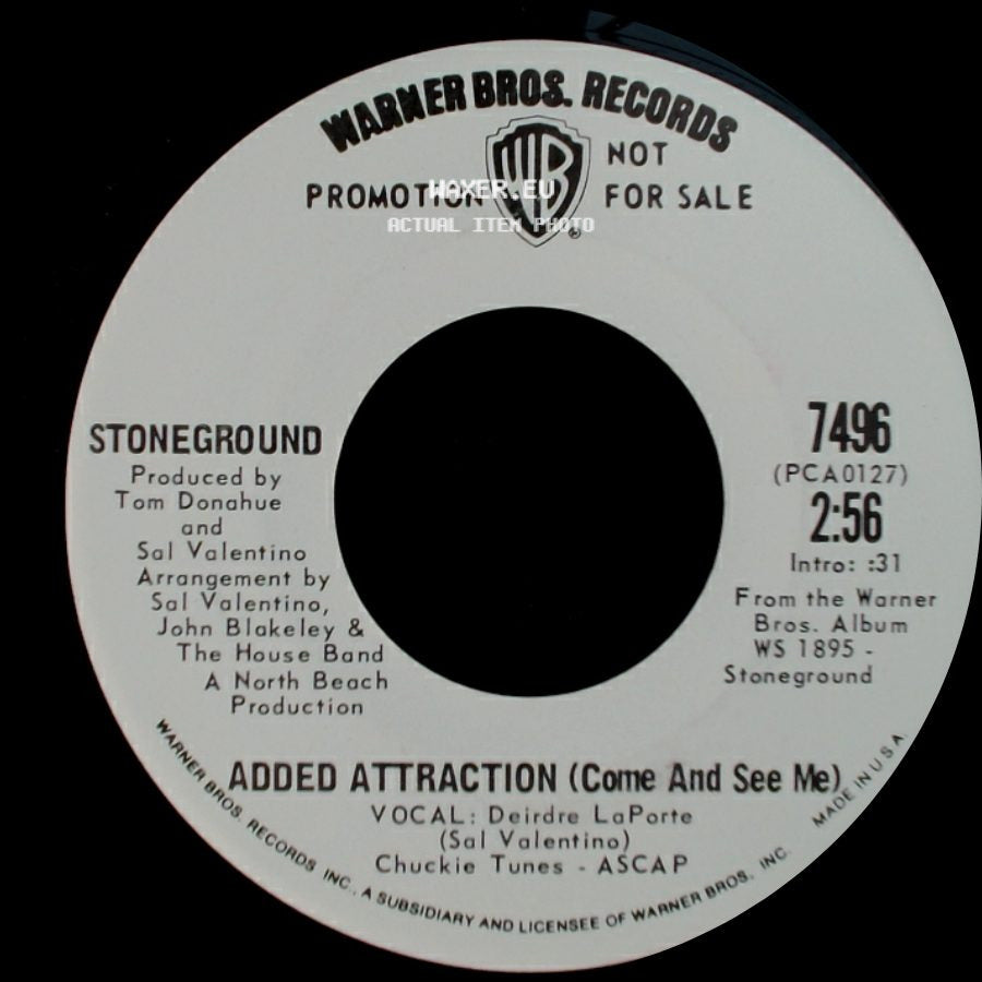 Stoneground - Added Attraction (Come And See Me) / Looking For You side A
