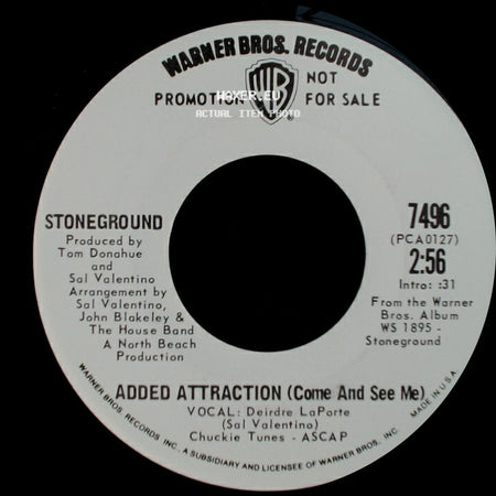 Stoneground - Added Attraction (Come And See Me) / Looking For You side A