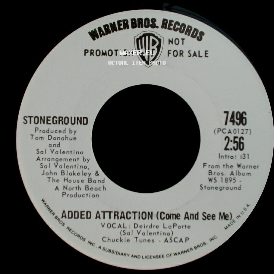Stoneground - Looking For You / Added Attraction (Come And See Me) side B