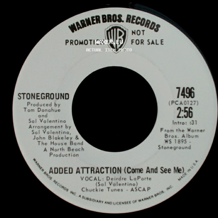 Stoneground - Looking For You / Added Attraction (Come And See Me) side B