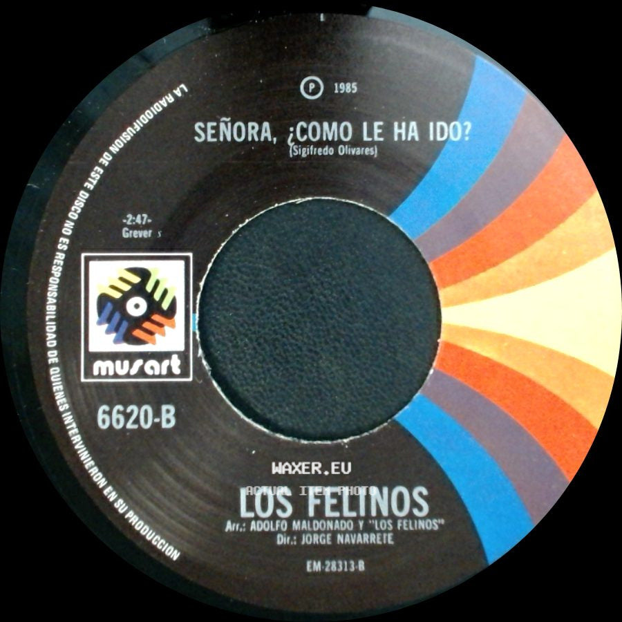 Los Felinos - El Crucero / Señora, ¿Como Le Ha Ido? side B