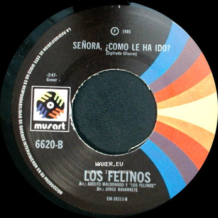 Los Felinos - El Crucero / Señora, ¿Como Le Ha Ido? side B