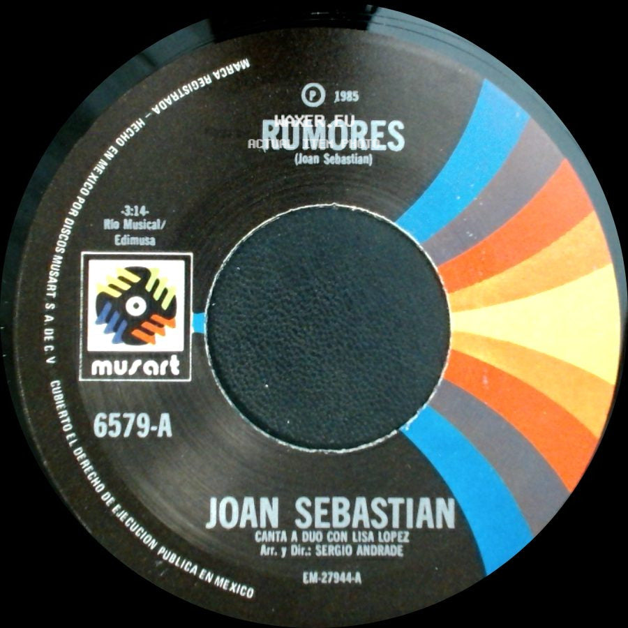 Joan Sebastian - Triangulo Del Sol / Rumores side B