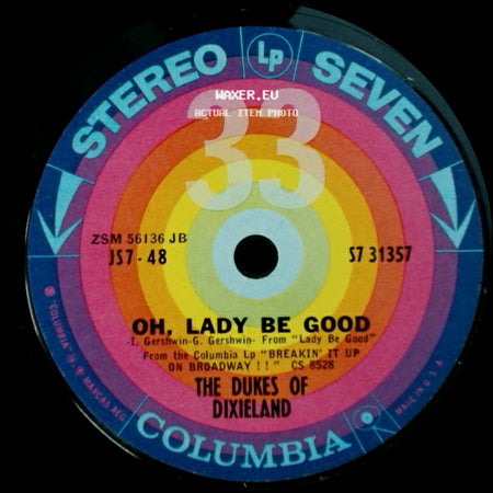 The Dukes Of Dixieland - Oh, Lady Be Good / How Are Things In Glocica Morra! side A