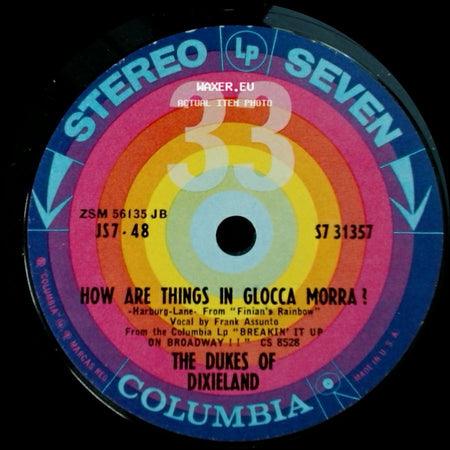 The Dukes Of Dixieland - Oh, Lady Be Good / How Are Things In Glocica Morra! side B