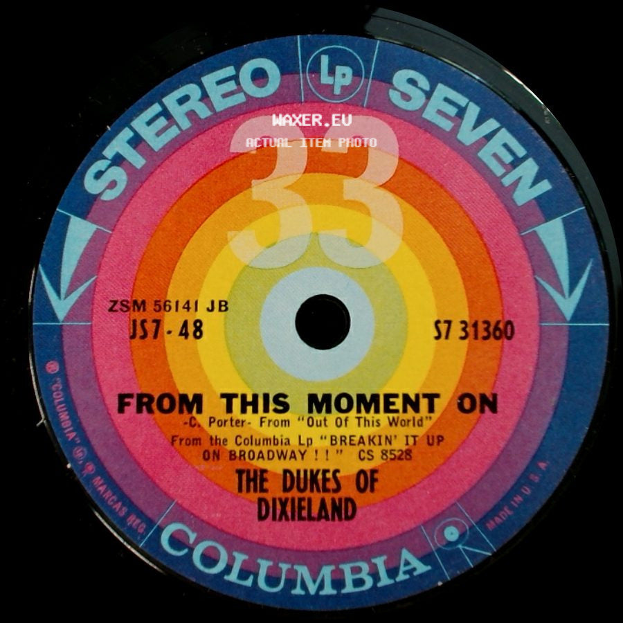 The Dukes Of Dixieland - From This Moment On / Adrift On A Star side A