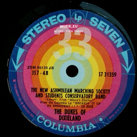 The New Ashmolean Marching Society And Students Conservatory Band / The Dukes Of Dixieland - The Dukes Of Dixieland / I Can't Give You Anything But Love side A