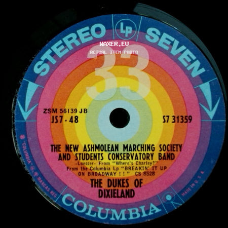 The New Ashmolean Marching Society And Students Conservatory Band / The Dukes Of Dixieland - The Dukes Of Dixieland / I Can't Give You Anything But Love side A