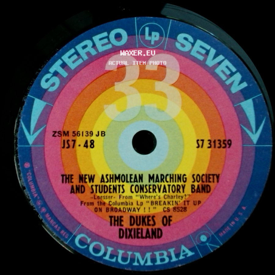 The New Ashmolean Marching Society And Students Conservatory Band / The Dukes Of Dixieland - The Dukes Of Dixieland / I Can't Give You Anything But Love side A