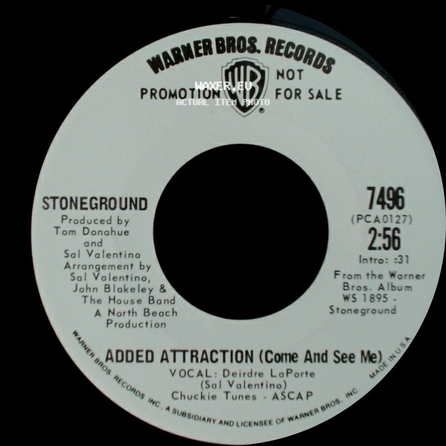 Stoneground - Looking For You / Added Attraction (Come And See Me) side B