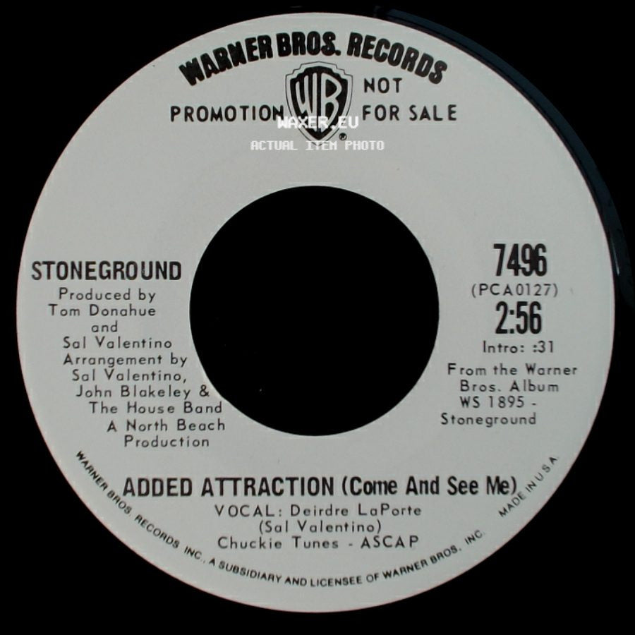 Stoneground - Added Attraction (Come And See Me) / Looking For You side A