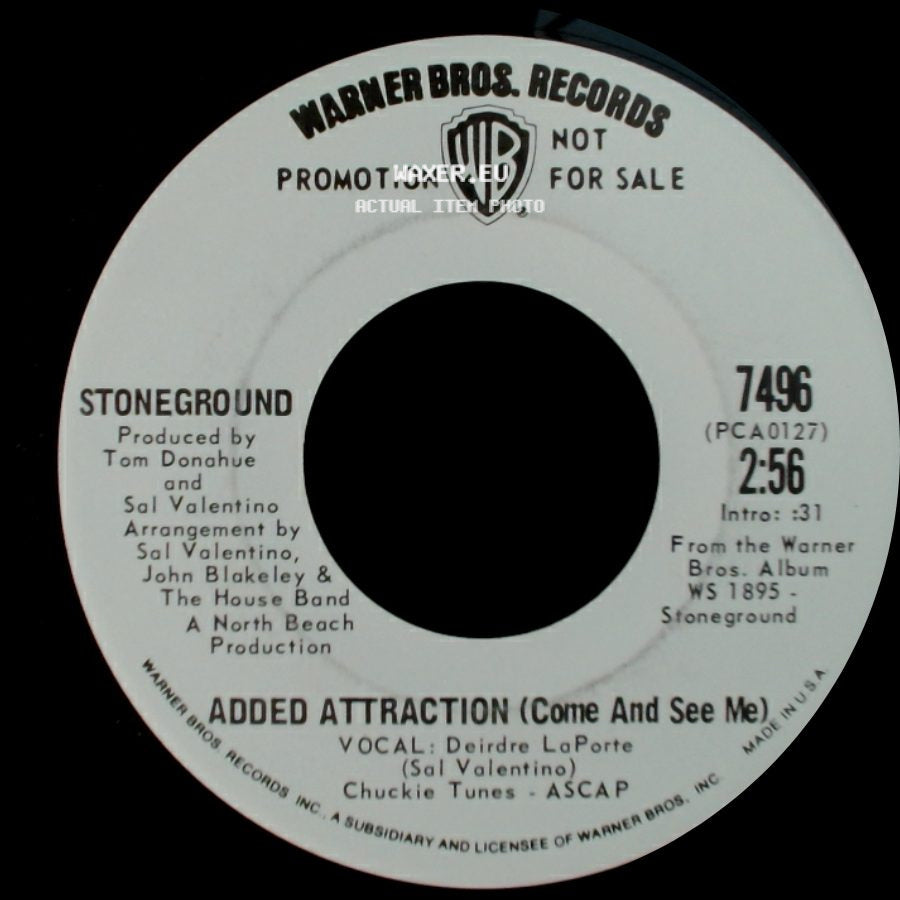 Stoneground - Looking For You / Added Attraction (Come And See Me) side B